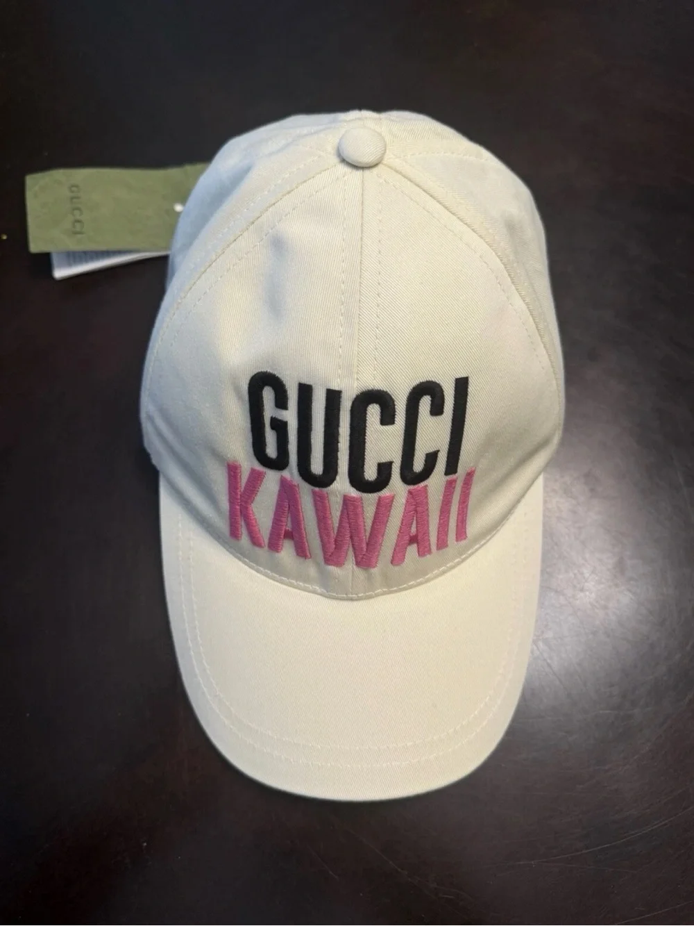 New Authentic Gucci Logo Kawaii Pikarar Collection Baseball Hat Size M